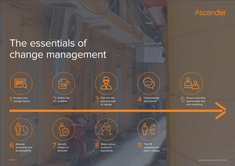The essentials of change management
